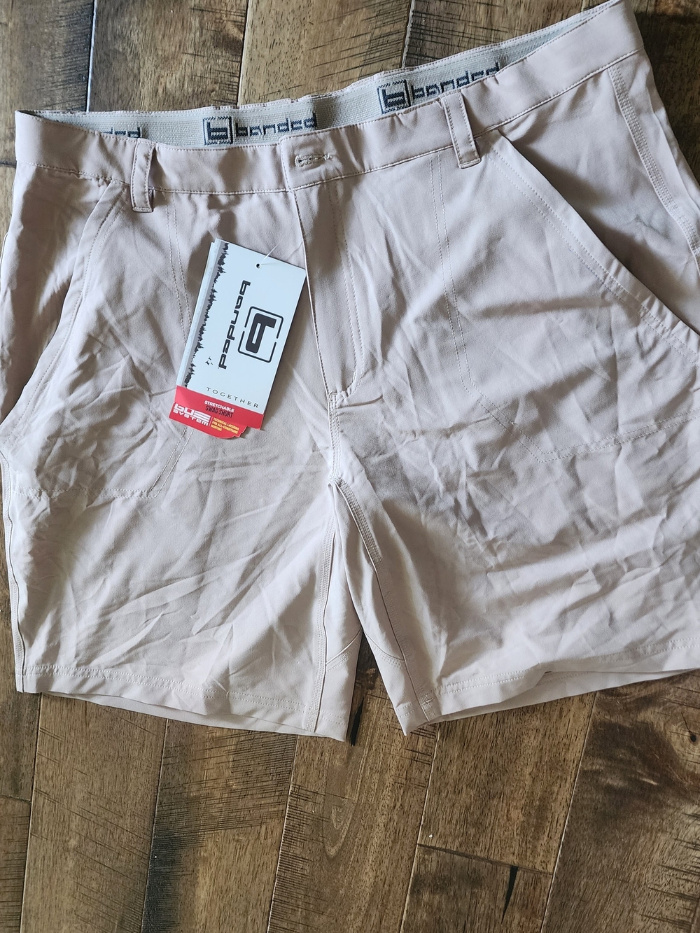 Men's Hybrid Performance Shorts — Ultra Light Swag Beige
